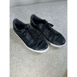 Puma Shoes Men’s 11 Smash Perforated C Low Sneakers Black Leather